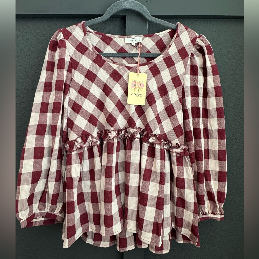 entro Dorothy peplum top
